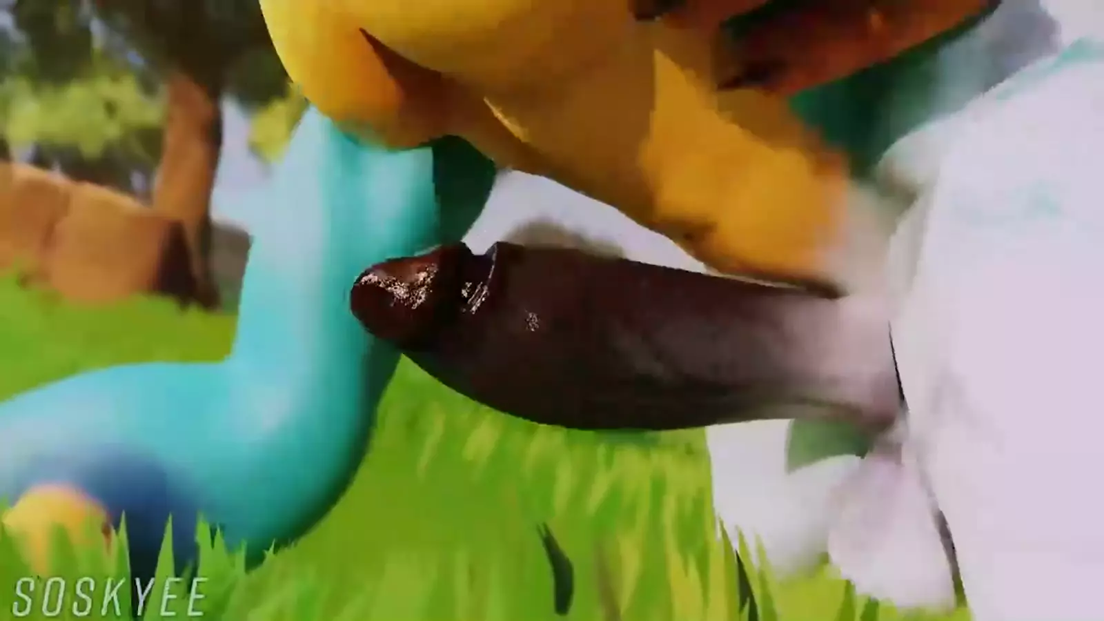 Shaggy animation multiple featuring male implements and funny artaffe cum